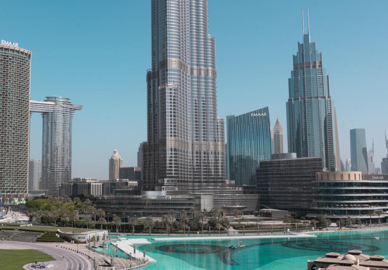 Elite Royal Apartment - Full Burj Khalifa & Fountain View - 2 Bedrooms And 1 Open Bedroom Without Partition Дубай Екстериор снимка